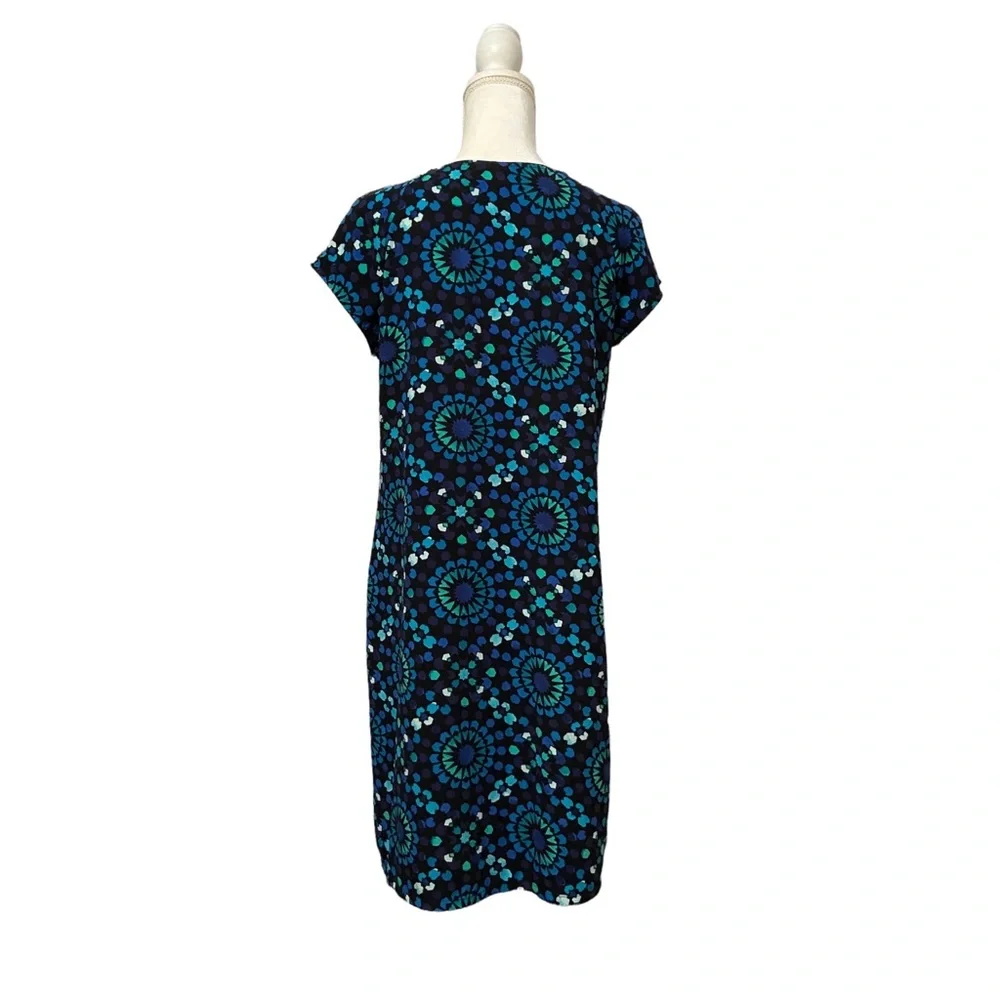 Merona Medallion Dress Womens Medium Casual Short Sleeve Dress